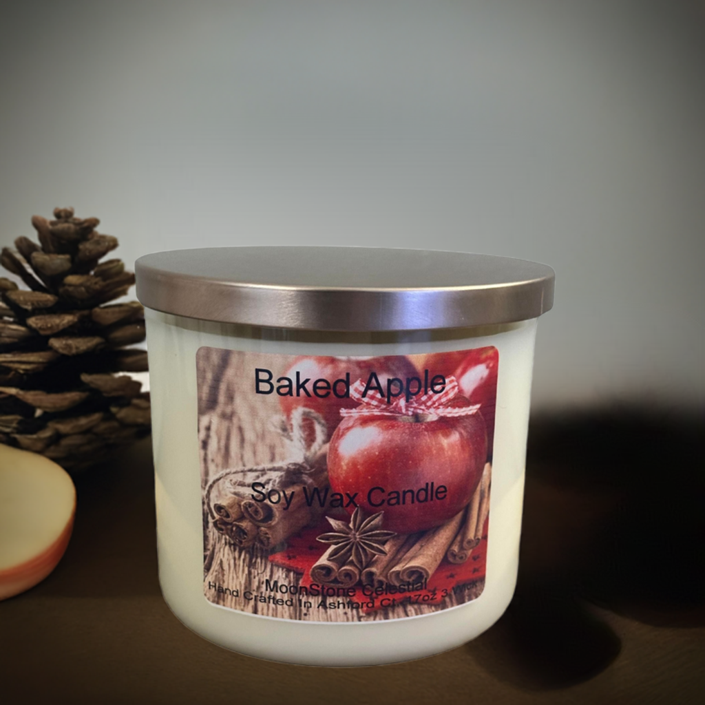 17 oz Triple Wick Soy Wax Candles / Fall - Winter Season Scents