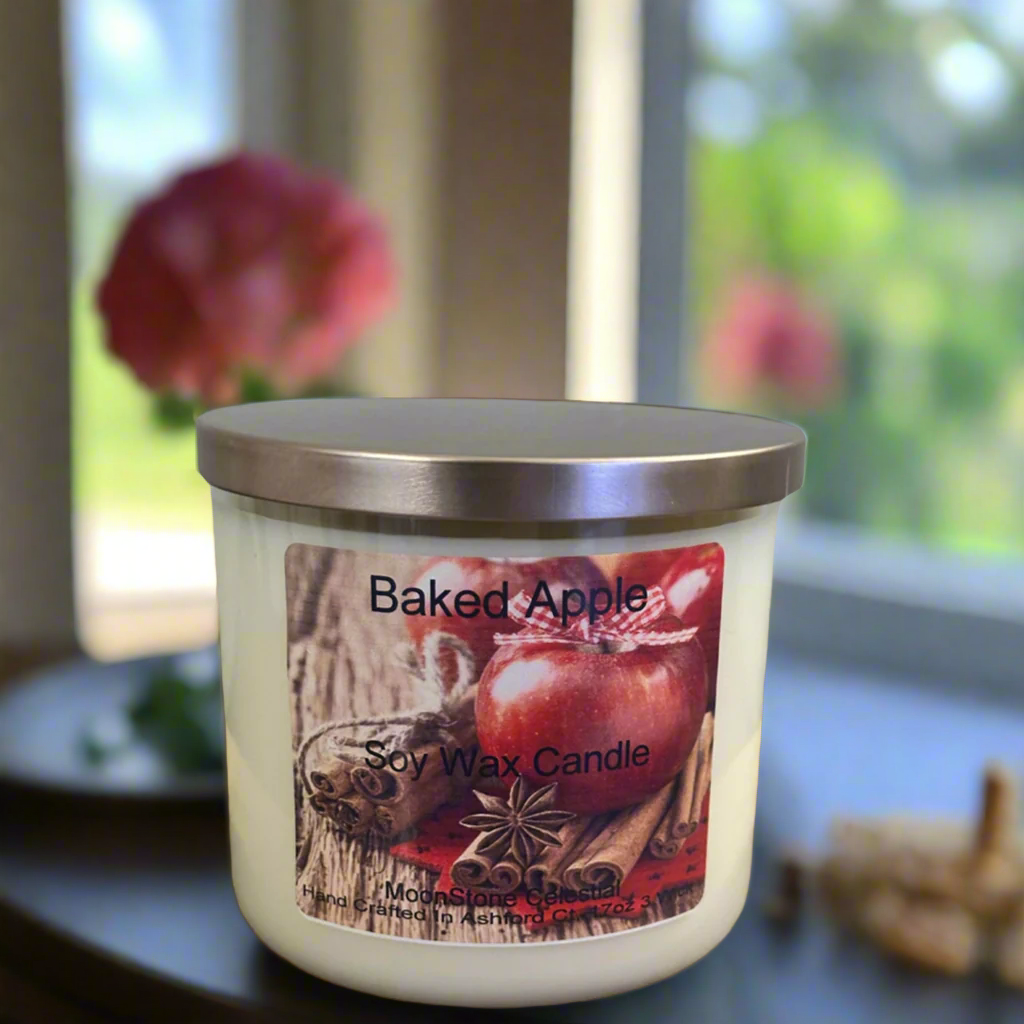 17 oz Triple Wick Soy Wax Candles / Fall - Winter Season Scents