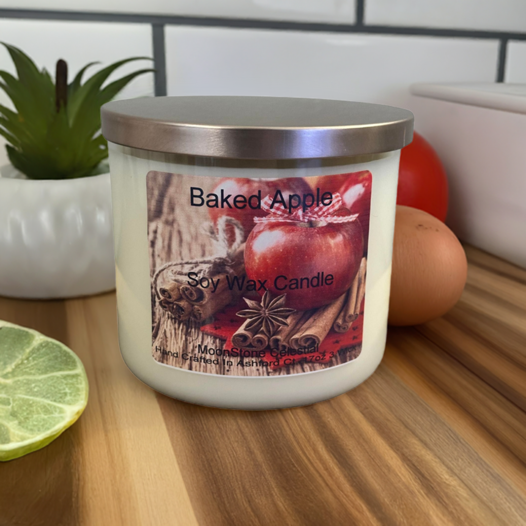 17 oz Triple Wick Soy Wax Candles / Fall - Winter Season Scents