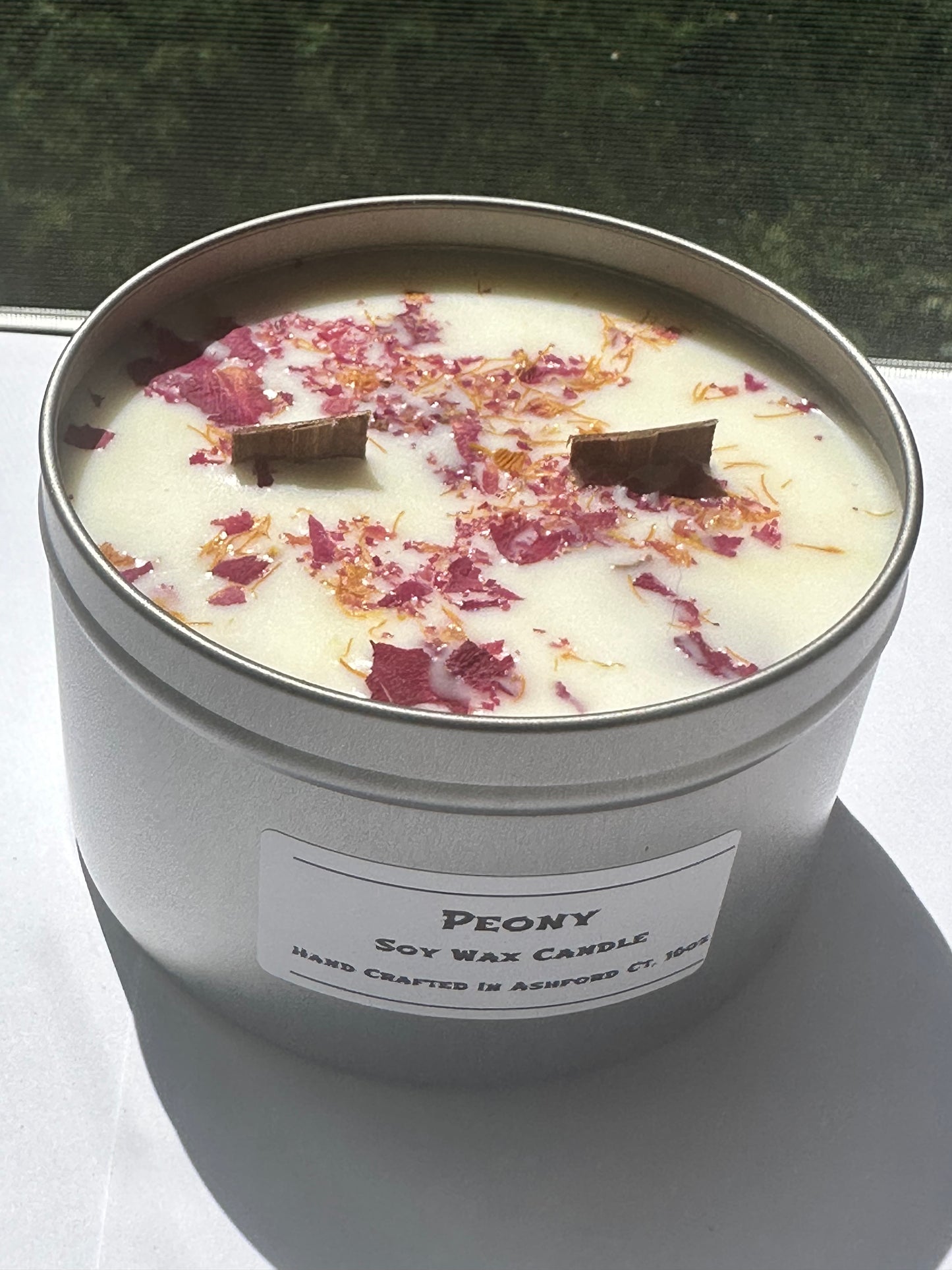 16 oz Herbal & Floral Dual Wood Wick Candle, 100% Soy Wax Candle