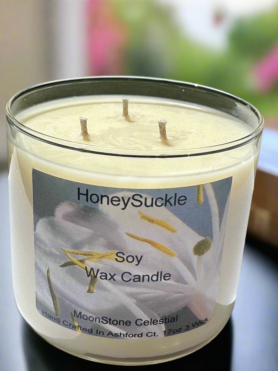 17 oz Triple Wick Soy Wax Candles / Spring - Summer Season Scents