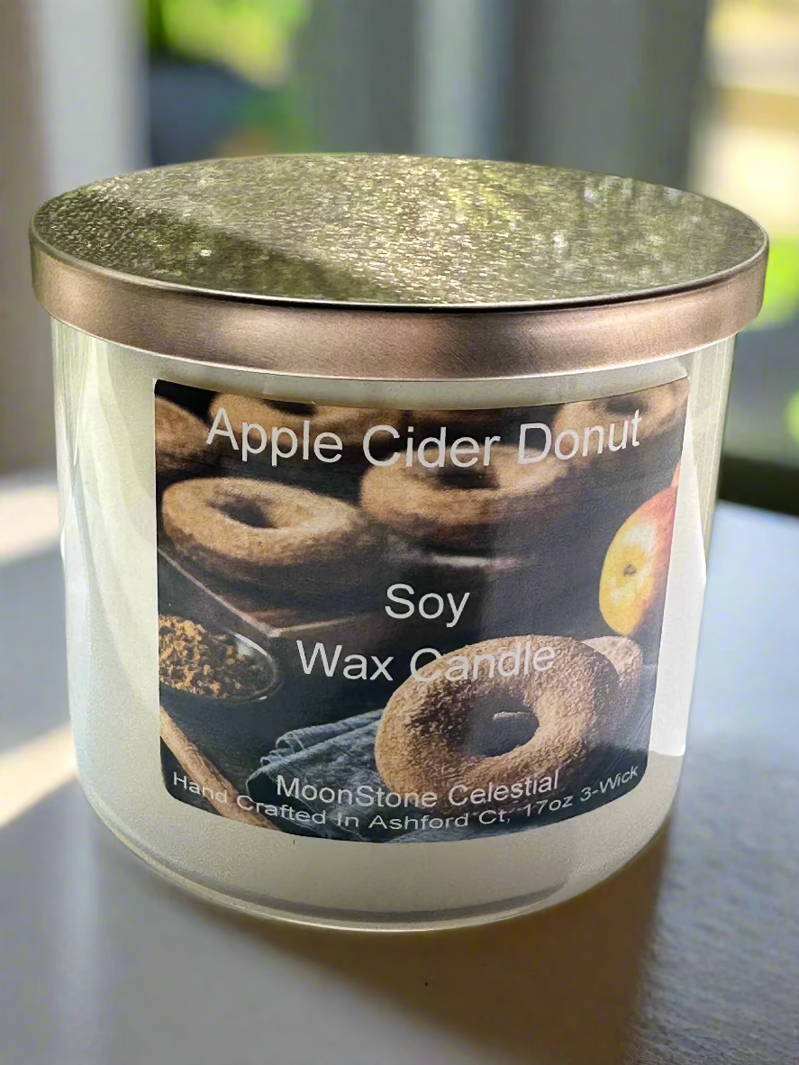 17 oz Triple Wick Soy Wax Candles / Fall - Winter Season Scents