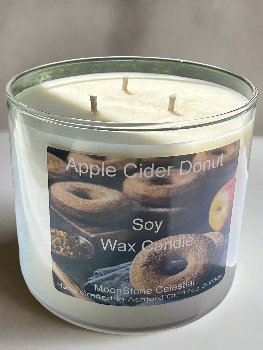 17 oz Triple Wick Soy Wax Candles / Spring - Summer Season Scents