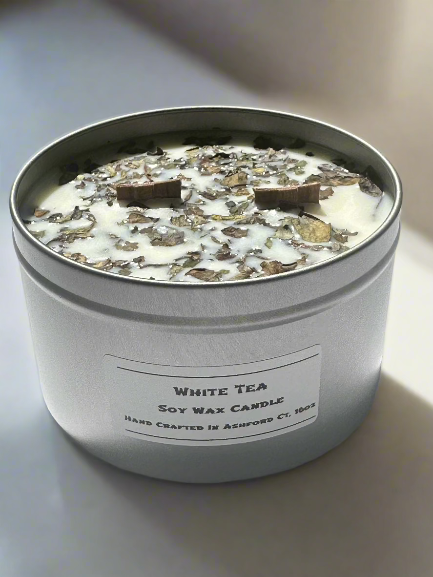 16 oz Herbal & Floral Dual Wood Wick Candle, 100% Soy Wax Candle