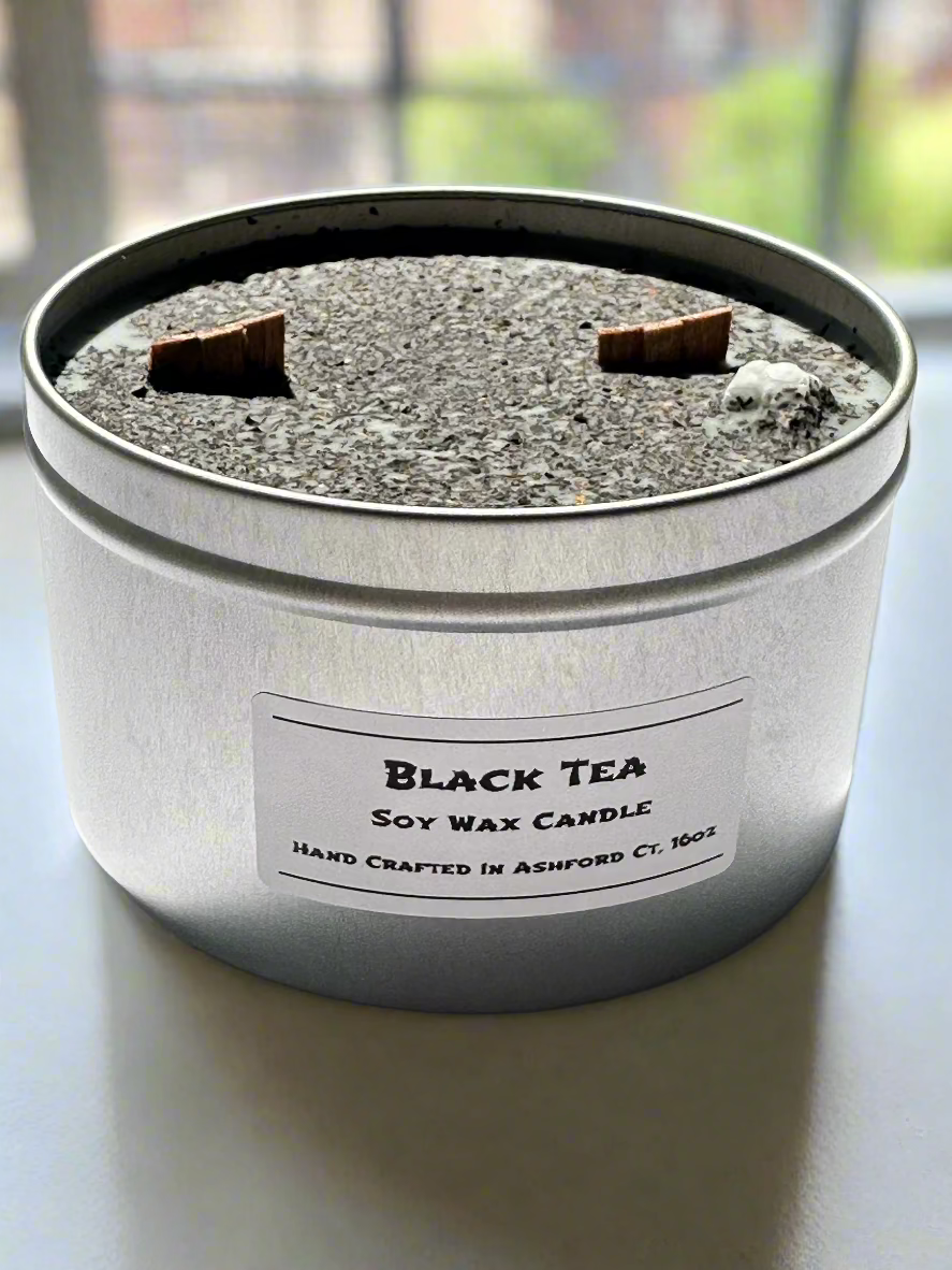 16 oz Herbal & Floral Dual Wood Wick Candle, 100% Soy Wax Candle