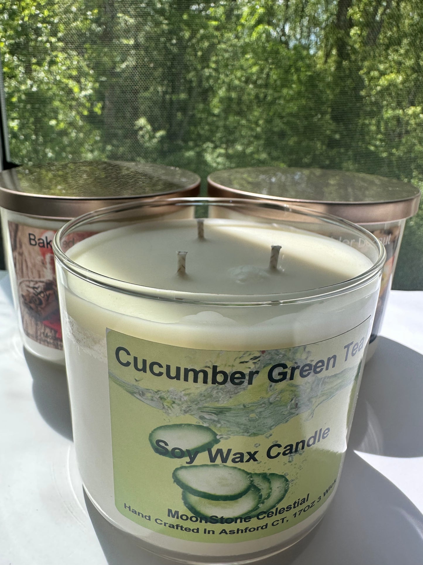 17 oz Triple Wick Soy Wax Candles / Spring - Summer Season Scents