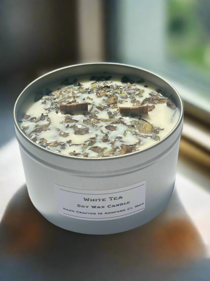 16 oz Herbal & Floral Dual Wood Wick Candle, 100% Soy Wax Candle