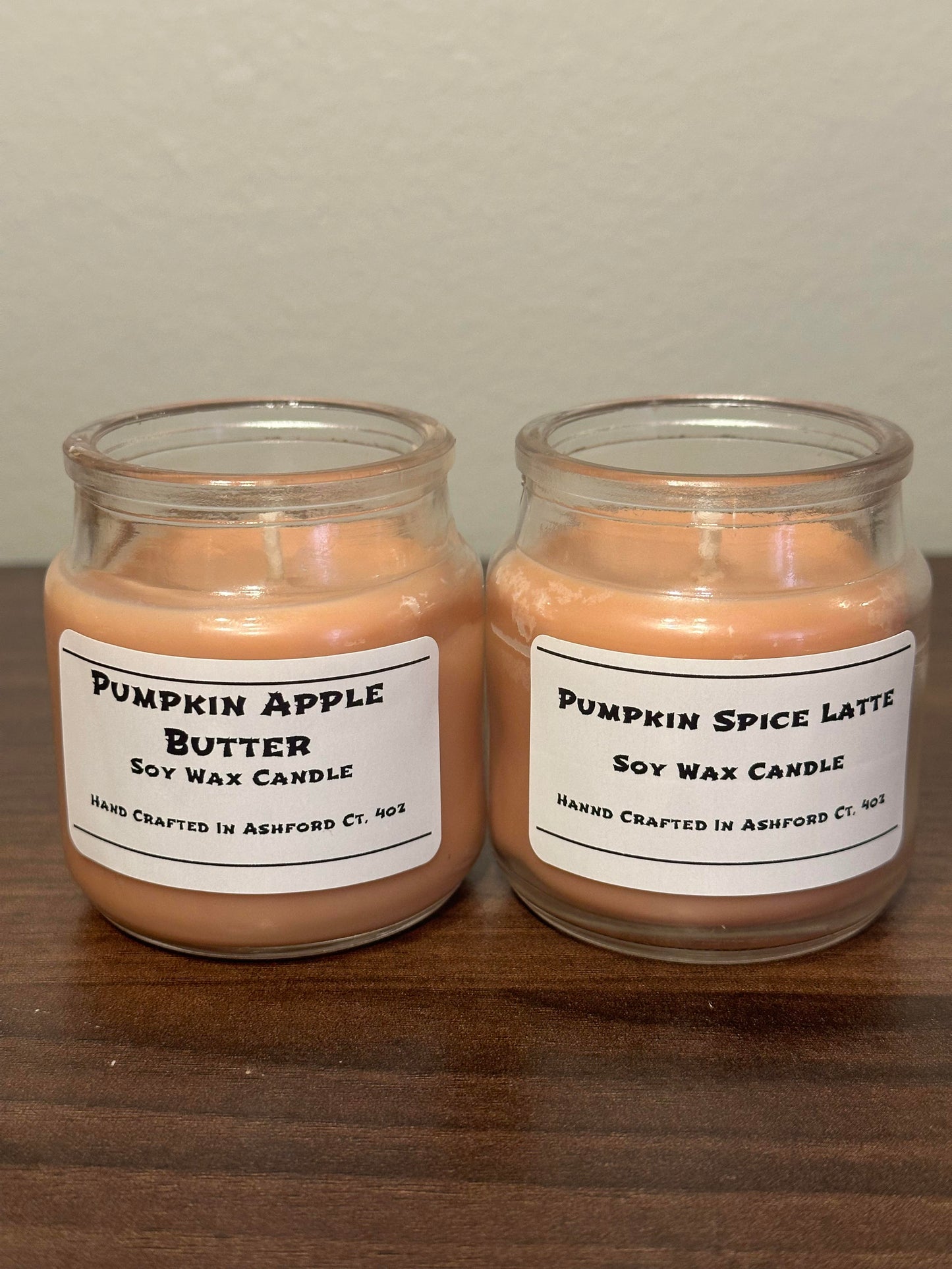 4 oz Glass Jar, 100% Soy Wax Candles / Spring - Summer Season Scents