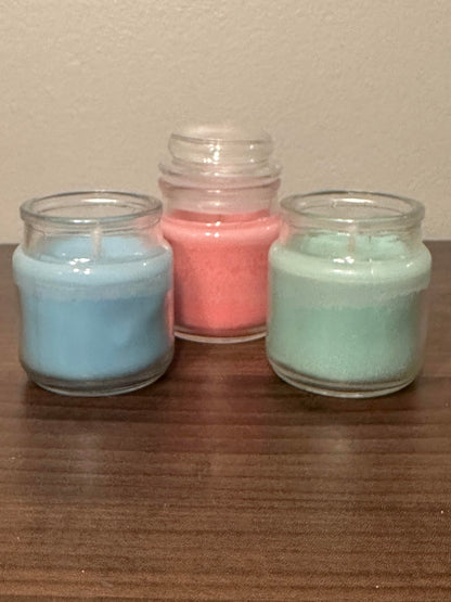 4 oz Glass Jar, 100% Soy Wax Candles / Spring - Summer Season Scents