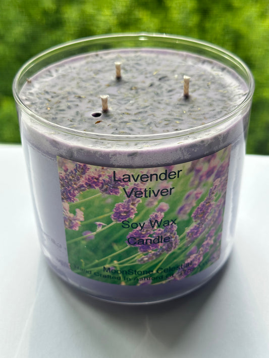 17oz 3 Wick Herbal & Floral Soy Wax Candle