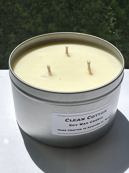 16oz Tripple Cotton Wick Soy Candle