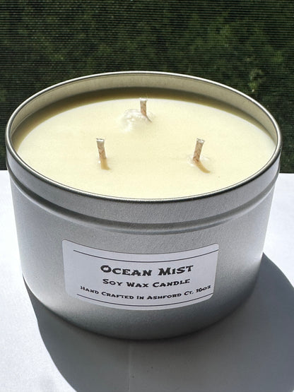 16oz Tripple Cotton Wick Soy Candle